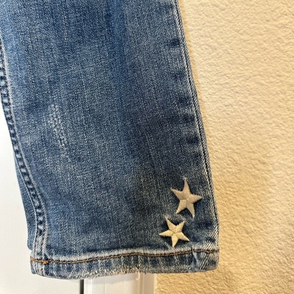 MNG MANGO Ripped jeans with stars size 2 - Picture 3 of 4